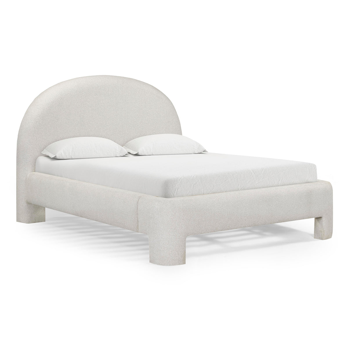 Orphea Performance Boucle Bed - Off-White / Queen