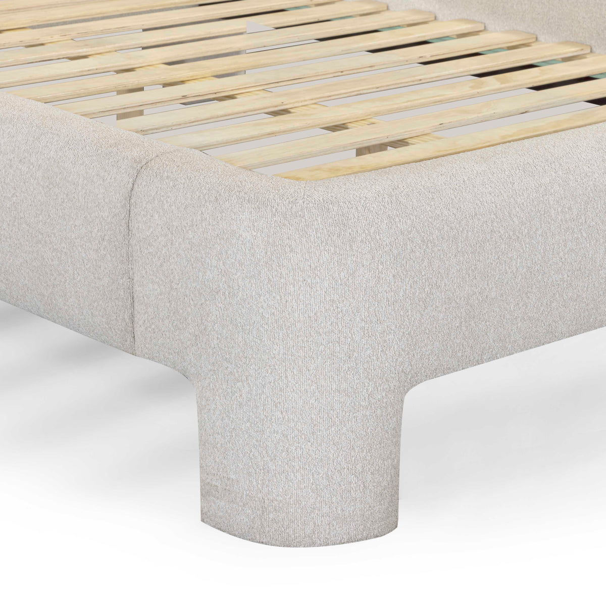 Orphea Performance Boucle Bed - Off-White / Queen