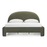 Orphea Performance Boucle Bed - Kale Green / King
