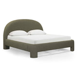 Orphea Performance Boucle Bed - Kale Green / King