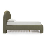 Orphea Performance Boucle Bed - Kale Green / King