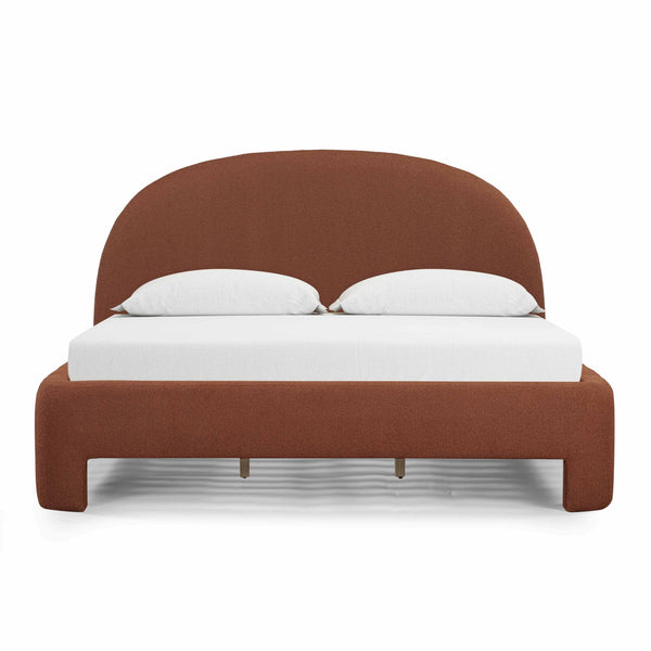 Orphea Performance Boucle Bed - Autumn Red / King