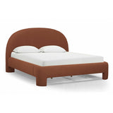 Orphea Performance Boucle Bed - Autumn Red / King