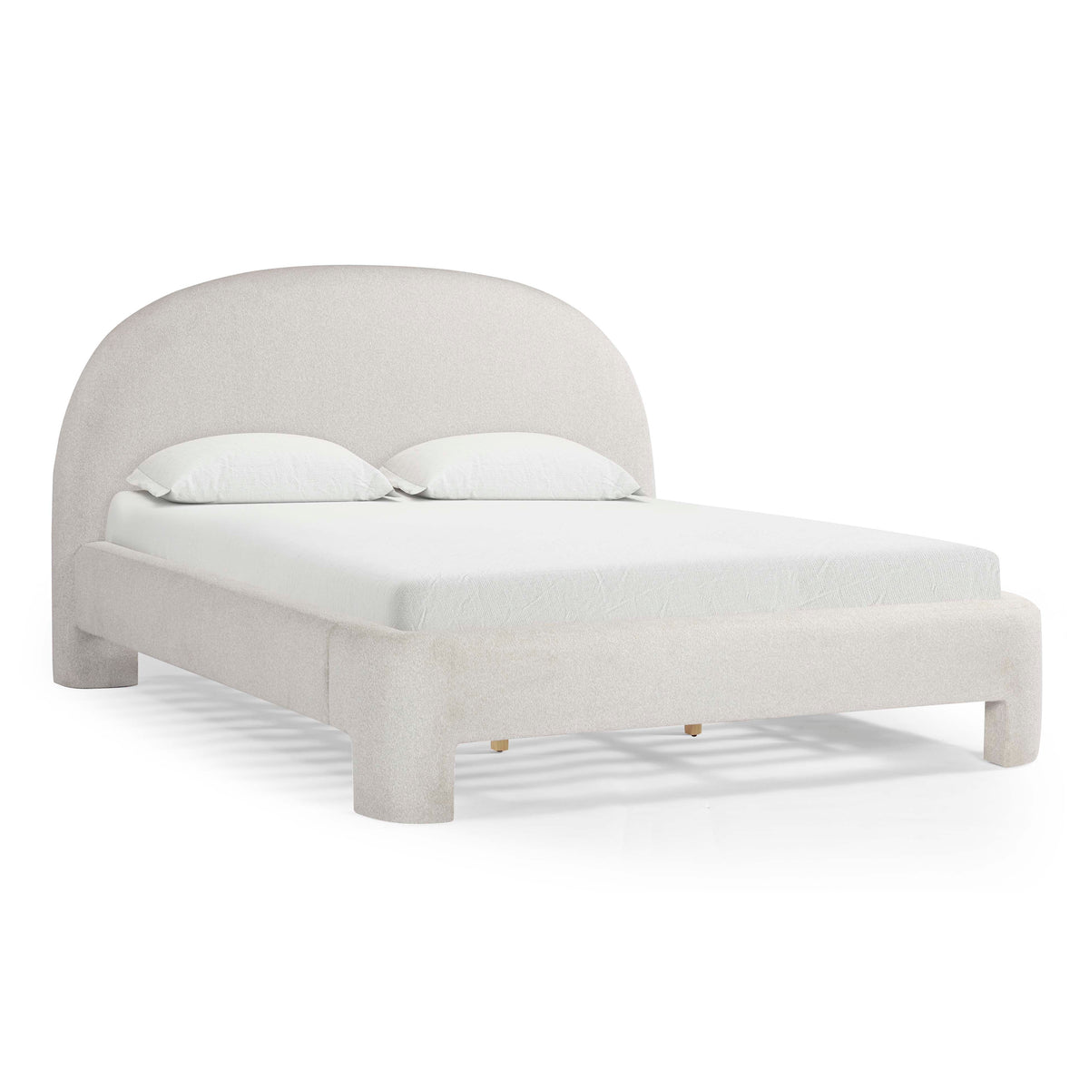 Orphea Performance Boucle Bed - Off-White / King