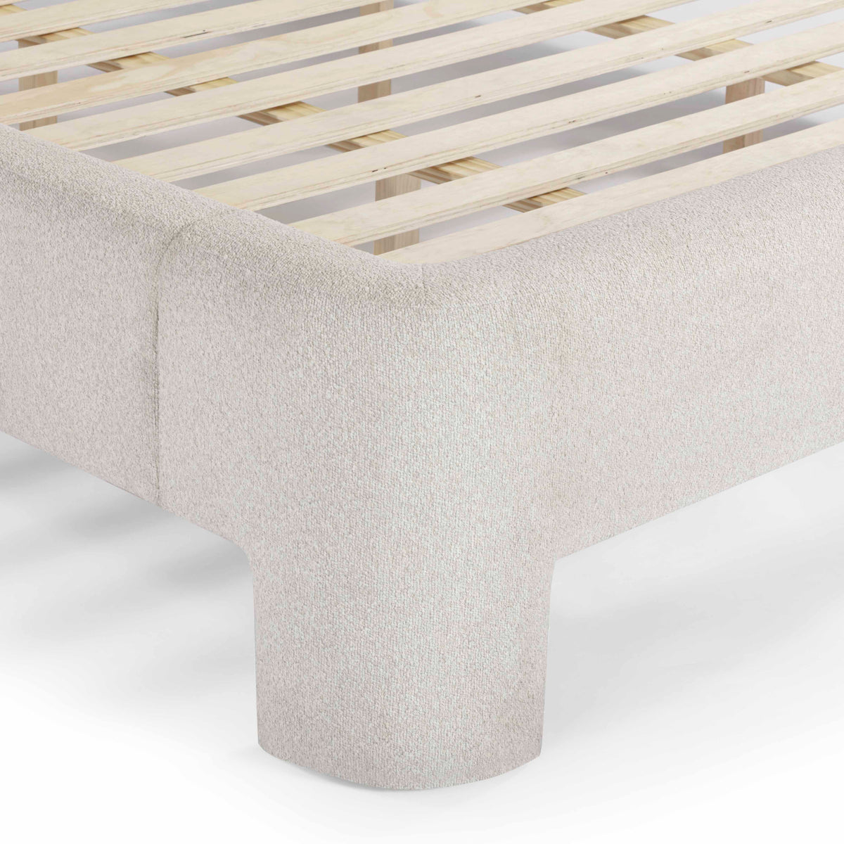 Orphea Performance Boucle Bed - Off-White / King