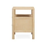 Tyra 22" Ash 2-Drawer Nightstand - Natural