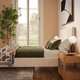 Angela Performance Velvet Bed - Cream / Full