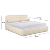 Murielle Textured Performance Boucle Bed - Queen