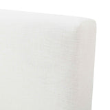 Meena Cream Upcycled Performance Linen Storage Bed - Queen