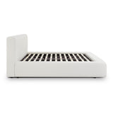 Meena Cream Upcycled Performance Linen Storage Bed - King