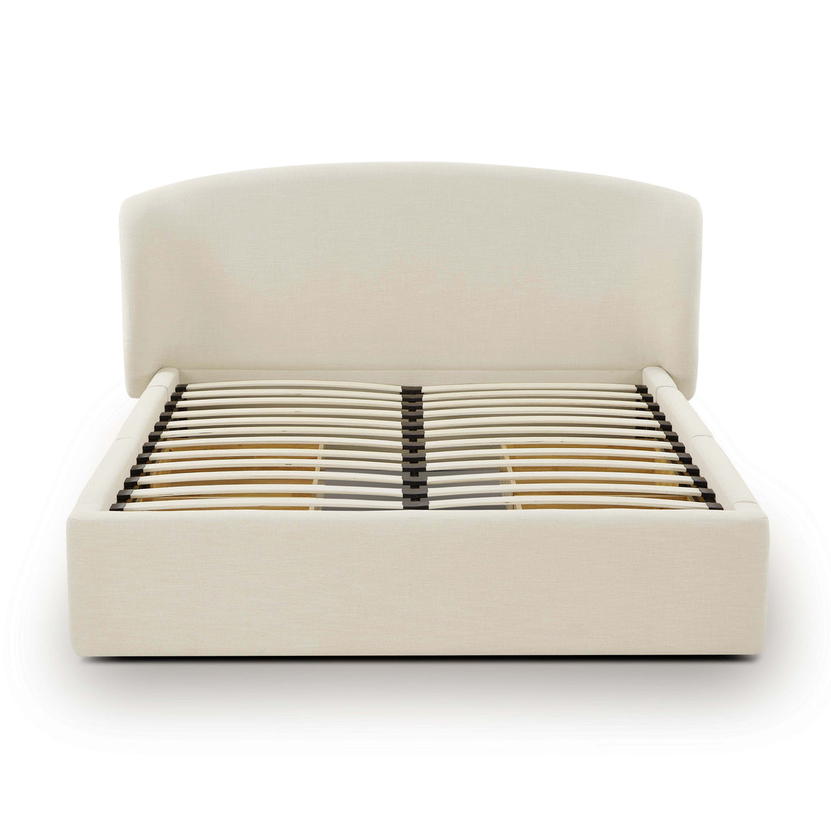 Corey Upcycled Performance Linen Storage Bed - Cream / Queen