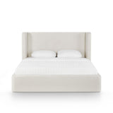 Harmony Performance Chenille Storage Bed - Cream / Queen