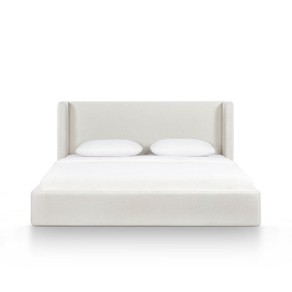 Harmony Performance Chenille Storage Bed - Cream / King