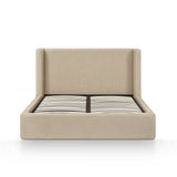 Harmony Performance Chenille Storage Bed - Tan / Queen