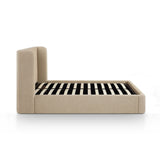 Harmony Performance Chenille Storage Bed - Tan / Queen