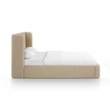 Harmony Performance Chenille Storage Bed - Tan / Queen
