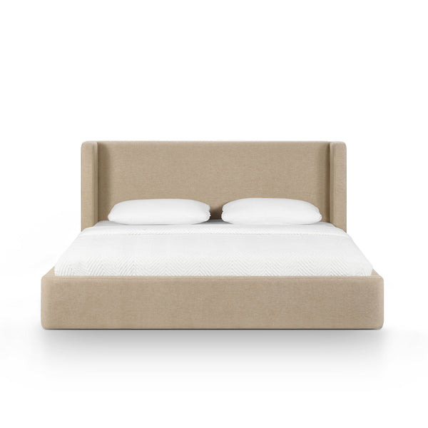 Harmony Performance Chenille Storage Bed - Tan / King
