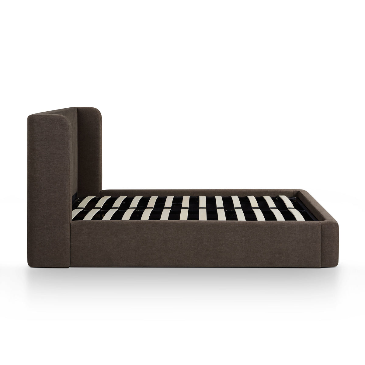 Harmony Performance Chenille Storage Bed - Chocolate Brown / Queen