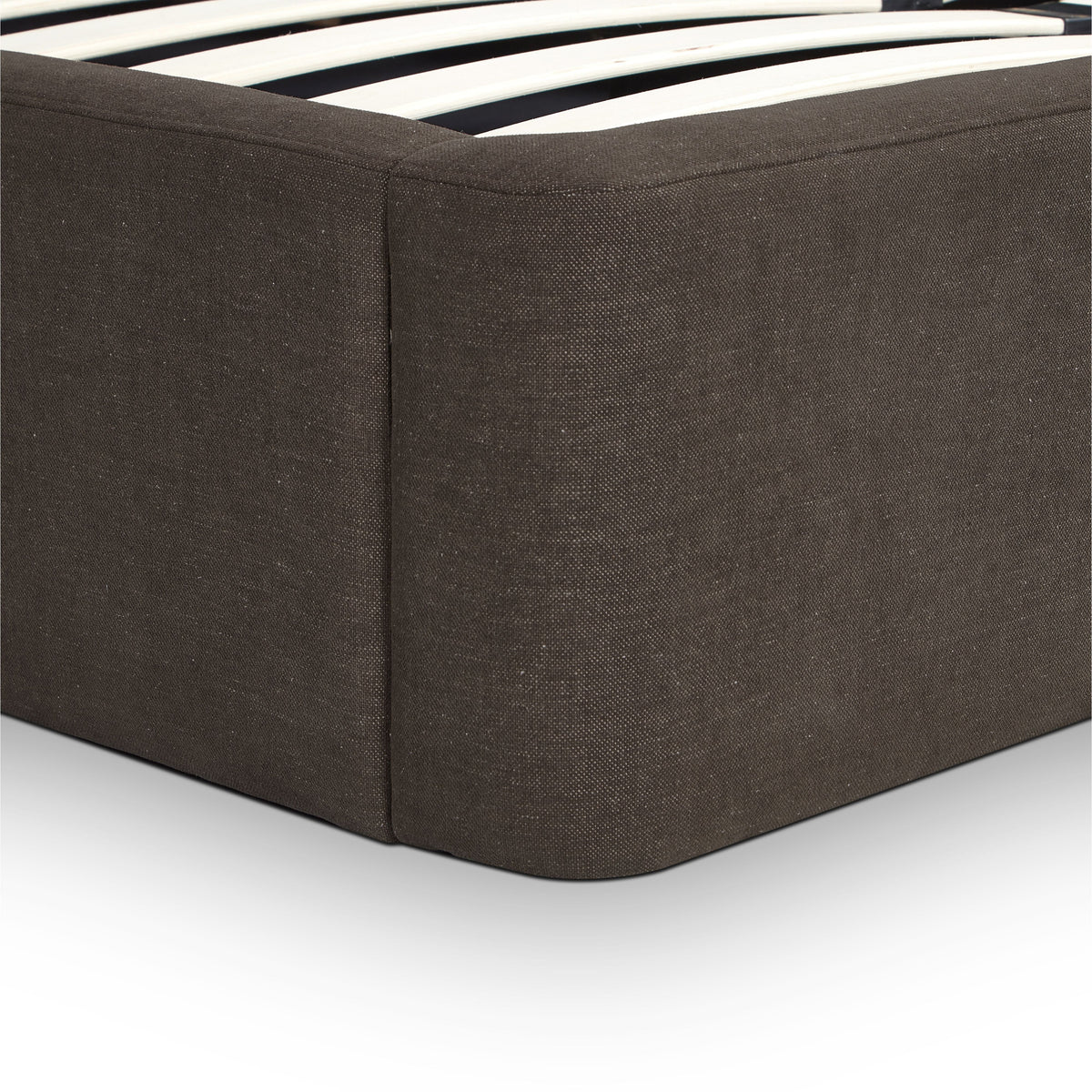 Harmony Performance Chenille Storage Bed - Chocolate Brown / Queen