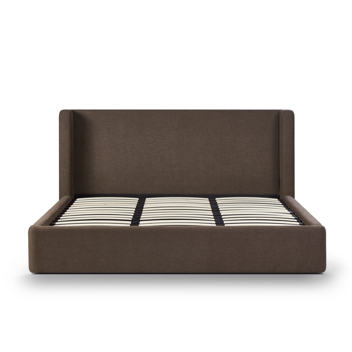 Harmony Performance Chenille Storage Bed - Chocolate Brown / King