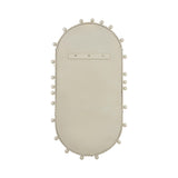 Bubbles Ivory Oval Wall Mirror (17"X31.5"-22.6"X42") - Large