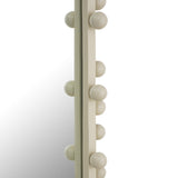 Bubbles Ivory Oval Wall Mirror (17"X31.5"-22.6"X42") - Large