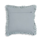 Alessia 20.5" Distressed Velvet Square Throw Pillow - Blue