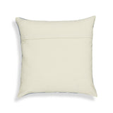 Indigo Triangles 20" Cotton Square Throw Pillow Cover - Pillow Cover Only