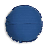 Coast 20" Tufted Round Throw Pillow - Blue