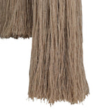 Pasha Natural Cotton Jute Tassel Wall Decor - Large