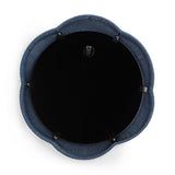Zeva 26.6" Round Wall Mirror - Blue