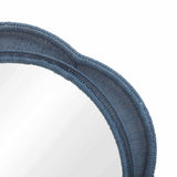 Zeva 26.6" Round Wall Mirror - Blue