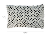 Genuine Goatskin Throw Pillow (20"X12"-16"X16") - 20" x 12"