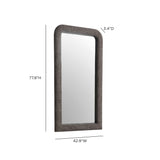 Heidi 43"X78" Upholstered Oversized Floor Mirror - Espresso