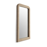 Heidi 43"X78" Upholstered Oversized Floor Mirror - Honey