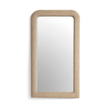 Heidi 43"X78" Upholstered Oversized Floor Mirror - Honey