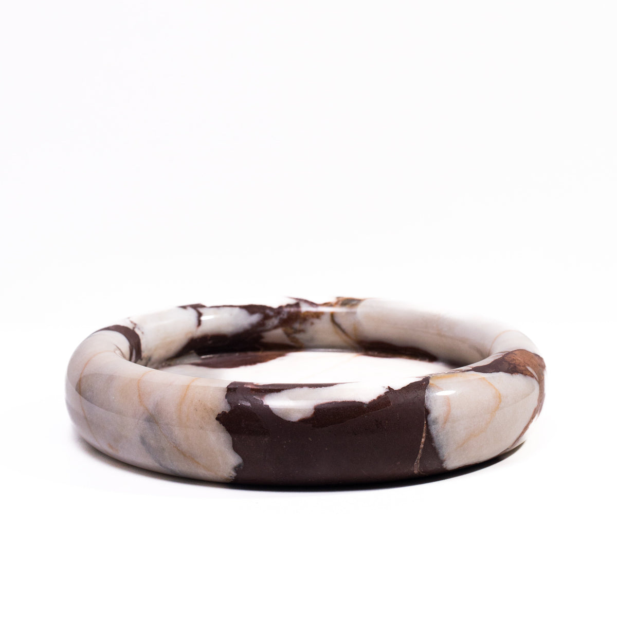Marble Round Edged Catch-All - Breccia