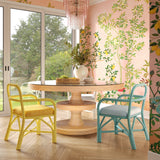 Ginny Rattan Dining Chair - Yellow