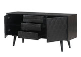 Valentina 59" Black Acacia Buffet