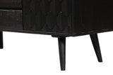 Valentina 59" Black Acacia Buffet