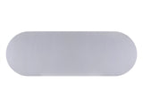 Rishi 120" Rope Oval Dining Table - White