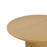 Chelsea 47" Oak Wood Round Dining Table - Natural