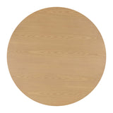 Akiba 47" Natural Ash &amp; Rattan Round Dining Table
