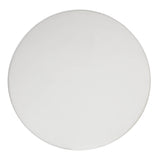 Elika 59" Faux Plaster Indoor / Outdoor Round Dining Table - White