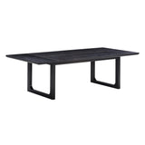 Shiloh 102" Black Ash Rectangular Dining Table