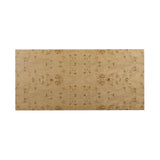 Brandyss 90" Natural Burl Rectangular Dining Table