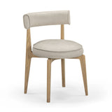 Nikita Performance Vegan Leather Dining Chair - Taupe