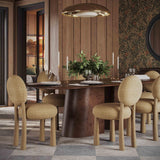 Sulley Performance Basketweave Dining Chair - Honey