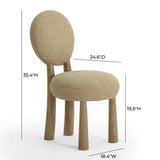 Sulley Performance Basketweave Dining Chair - Honey