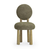 Sulley Performance Basketweave Dining Chair - Olive Green